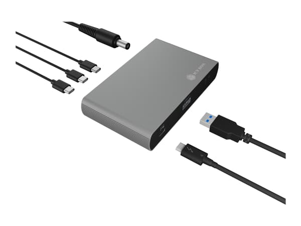 ICY BOX IB-HUB801-TB4 - Hubb - 3 x Thunderbolt 4 + 1 x USB 3.2 Gen 2 - skrivbordsmodell