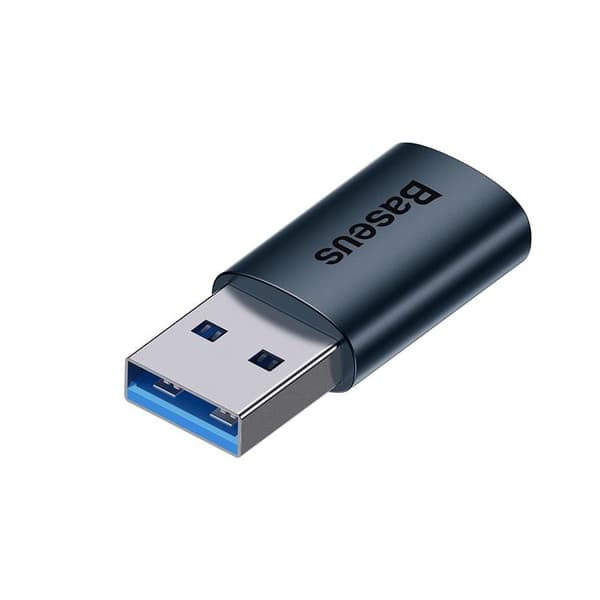 Baseus USB 3.1 OTG Till Typ-C Adapter - Blå