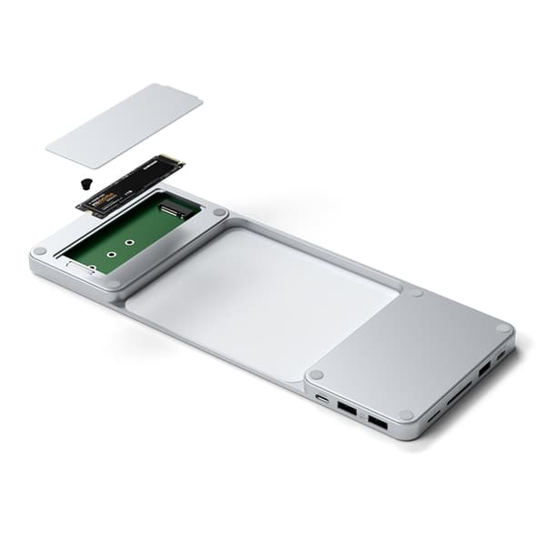 Satechi USB-C Slim Dock för iMac 24-tum (2021) - Silver