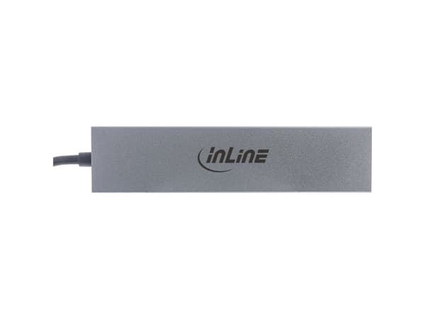 InLine 35392B, USB 2.0 Type-C, USB 3.2 Gen 2 (3.1 Gen 2) Type-C, 10000 Mbit/s, Grå, Gjuten aluminium, 100 W