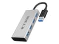 Pikkukuva 3 / 5: ICY BOX IB-AC6104, USB 3.2 Gen 1 (3.1 Gen 1) Type-A, USB 3.2 Gen 1 (3.1 Gen 1) Type-A, 5000 Mbit/s, Valkoinen, Alumiini, Teho