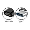 Miniatyrbild 2 av 2: Adapter USB-C till Micro-USB - silver
