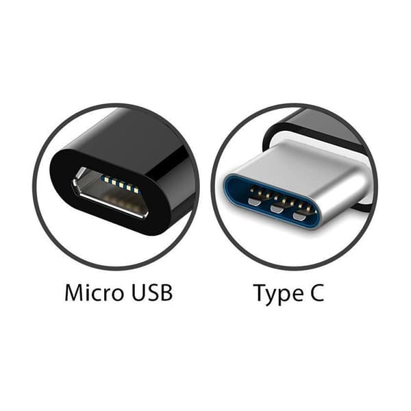 Sovitin USB-C - Micro-USB - Hopea