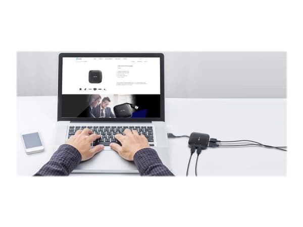 TP-Link UH400 - Hub - 4 x SuperSpeed USB 3.0 - stasjonær