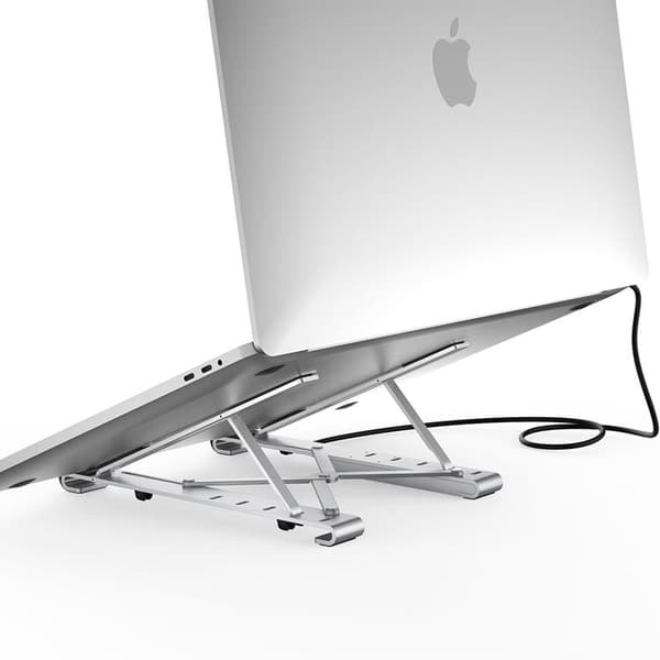 Choetech 7in1 Multifunctional HUB USB-C Till Laptop Stativ - Svart
