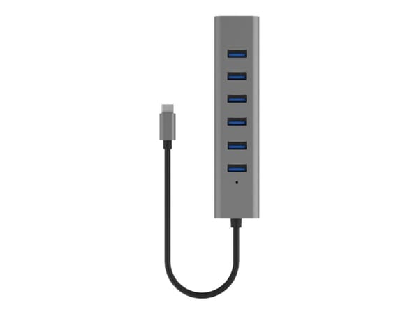 i-Tec - Hubb - 7 x USB 3.2 Gen 1 - skrivbordsmodell