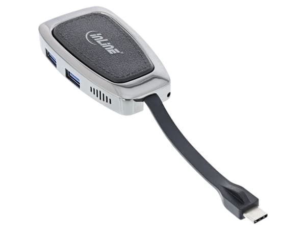 InLine 33272A, USB 3.2 Gen 2 (3.1 Gen 2) Type-C, HDMI, USB 3.2 Gen 2 (3.1 Gen 2) Type-A, USB 3.2 Gen 2 (3.1 Gen 2) Type-C, 10000 Mbit/s, 3840 x 2160