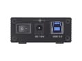 Miniatyrbild 4 av 5: InLine 35395I, USB 3.2 Gen 1 (3.1 Gen 1) Type-B, USB 3.2 Gen 1 (3.1 Gen 1) Type-A, 5000 Mbit/s, Svart, Gjuten aluminium, ?DC