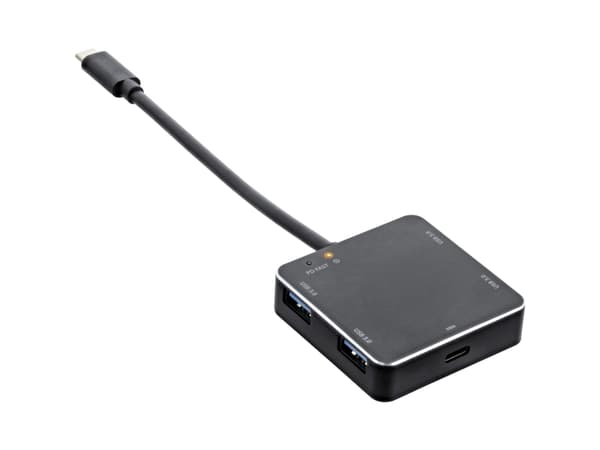 InLine 35392A, USB 3.2 Gen 1 (3.1 Gen 1) Type-A, USB 3.2 Gen 1 (3.1 Gen 1) Type-A, 5000 Mbit/s, Svart, Gjuten aluminium, USB
