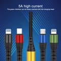 Miniatyrbillede 3 af 6: 4-i-1 Ladekabel USB-C med Micro-USB,  USB-C og 2 Lightning-udtag