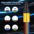 Miniatyrbillede 4 af 6: 4-i-1 Ladekabel USB-C med Micro-USB,  USB-C og 2 Lightning-udtag