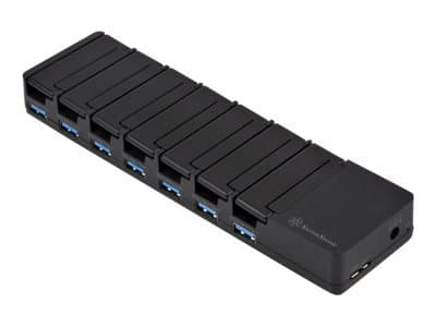 SilverStone SST-UC03B-PRO - Hubb - 7 x USB 3.1 Gen 1 - skrivbordsmodell