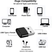 Smart USB-C til USB Adapter - USB 3.0 Sort