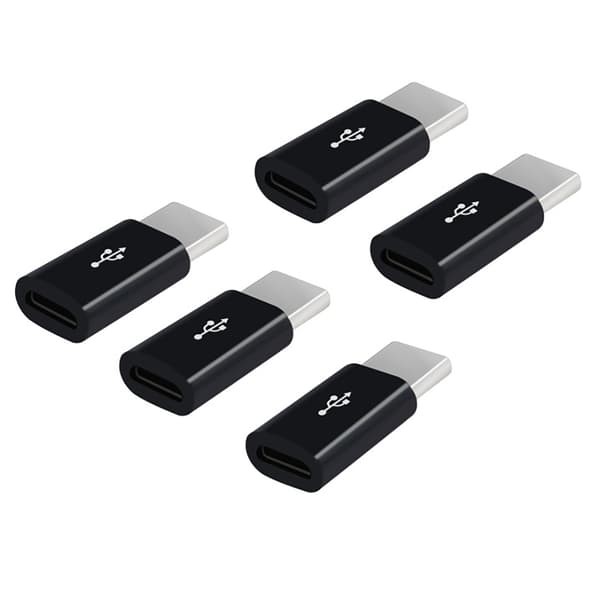 Micro-USB till USB-C Adapter 2in1 Laddning + Dataöverföring