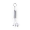 Miniatyrbillede 1 af 2: Laddaradapter på Nyckelring, USB-A till USB-C, Lightning