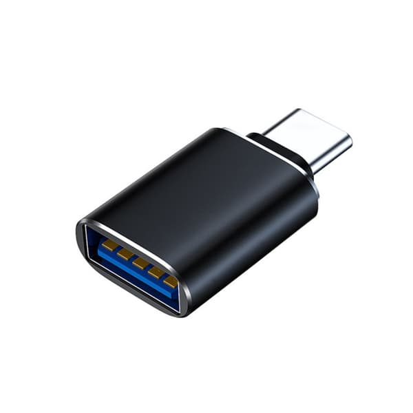 USB-C (han) til USB 3.0 (hun) adapter Sort