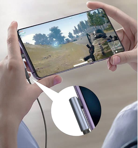 INF USB-C till 3,5 mm ljudadapter för hörlurar Svart