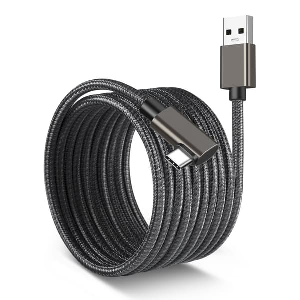 INF Link-kabel - VR-kabel kompatibel med Oculus Quest 2 Mørk grå 5 m