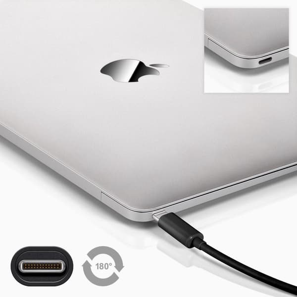 Goobay USB-C till USB-A-kabel - USB3.0 - upp till 2A / Svart - 1,8 meter