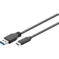 Miniatyrbild 5 av 5: Goobay USB-C till USB-A-kabel - USB3.0 - upp till 2A / Svart - 1,8 meter