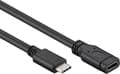 Pikkukuva 3 / 3: Goobay USB-C - USB-C jatkokaapeli - USB3.0 - jopa 20V/3A / musta - 1 metri