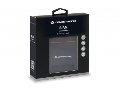 Conceptronic SCR01B - SmartCard-läsare - USB2.0 - svart (SCR01B)
