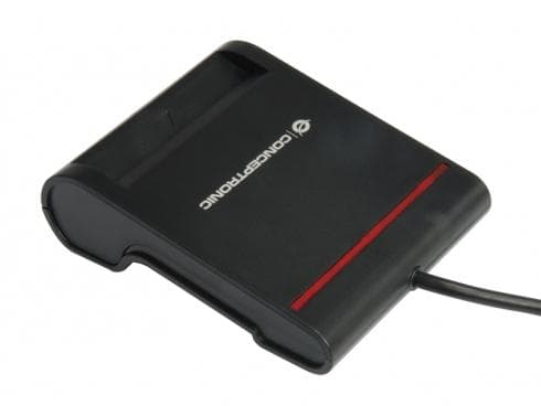Conceptronic SCR01B - SmartCard-läsare - USB2.0 - svart (SCR01B)