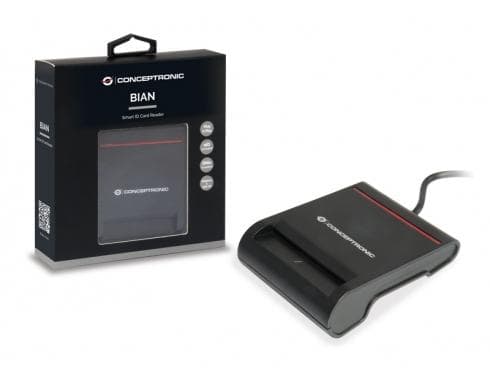Conceptronic SCR01B - SmartCard-läsare - USB2.0 - svart (SCR01B)