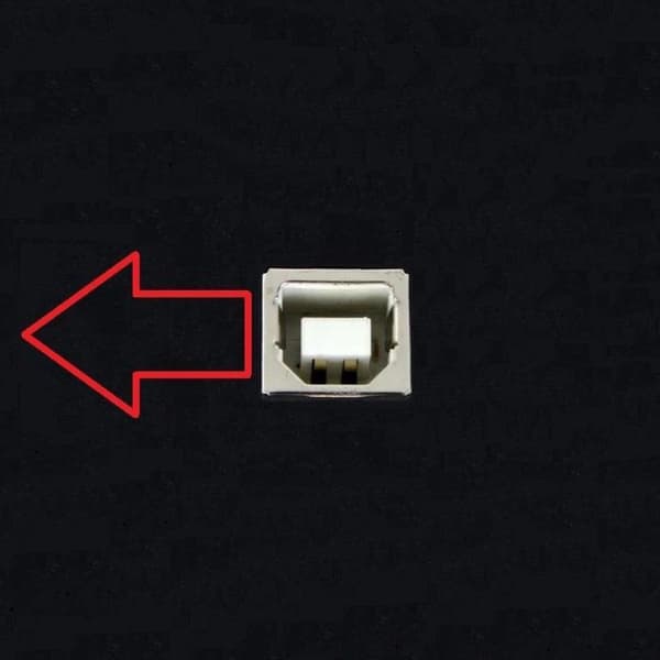InLine 34516L USB-kaapeli 0,3 m USB 2.0 USB A USB B Läpinäkyvä