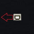 Pikkukuva 3 / 6: InLine 34516L USB-kaapeli 0,3 m USB 2.0 USB A USB B Läpinäkyvä