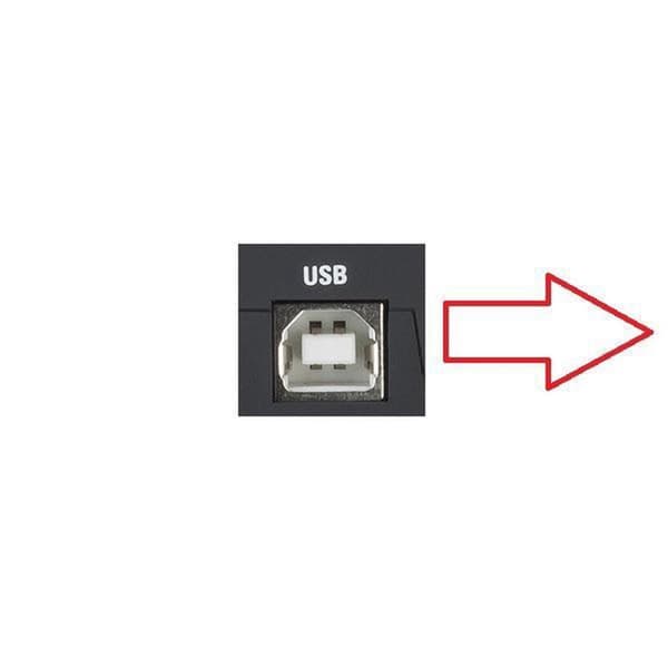 InLine 34516L USB-kaapeli 0,3 m USB 2.0 USB A USB B Läpinäkyvä