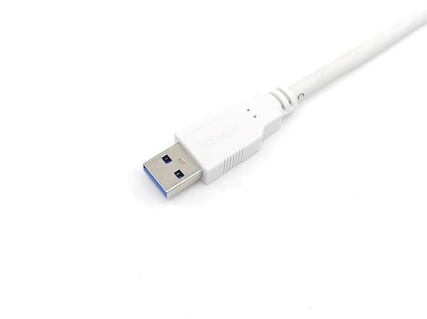 Varusteet - USB-kaapeli - USB (M) - USB-C (M) - USB 3.2 - 3 A - 1 m - valkoinen