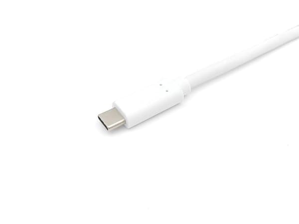 Varusteet - USB-kaapeli - USB (M) - USB-C (M) - USB 3.2 - 3 A - 1 m - valkoinen