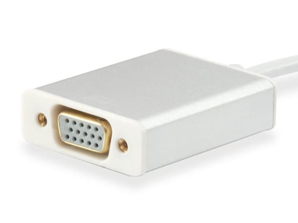 Udstyr 133451 Kabelafstandsstykke USB Type C VGA Hvid