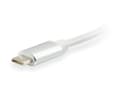Miniatyrbillede 3 af 4: Udstyr 133452 Kabelafstandsstykke USB Type C HDMI Hvid