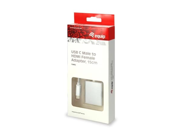 Udstyr 133452 Kabelafstandsstykke USB Type C HDMI Hvid