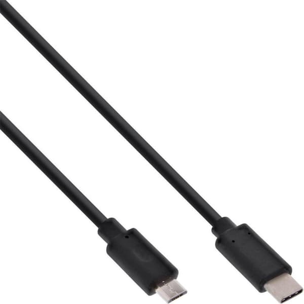 S-Conn 77145-3.0 USB-kaapeli 3 m USB 2.0 USB C Micro USB B Musta