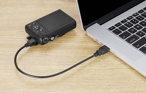 Renkforce USB-kaapeli USB 2.0 USB-A-liitin, USB-mini-B-liitin 30,00 cm Musta Kullatut pistokekontaktit