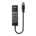 Miniatyrbild 2 av 5: LINDY 43176 - USB 3.1 Hub och Gigabit Ethernet-adapter
