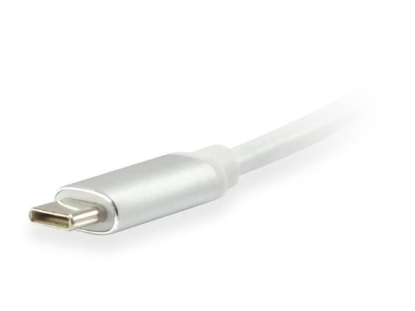Utrusta 133457 Kabeldistans USB Typ C Mini DisplayPort Vit