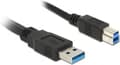 Pikkukuva 4 / 4: InLine 1m USB 3.0 USB-kaapeli USB A USB B Musta