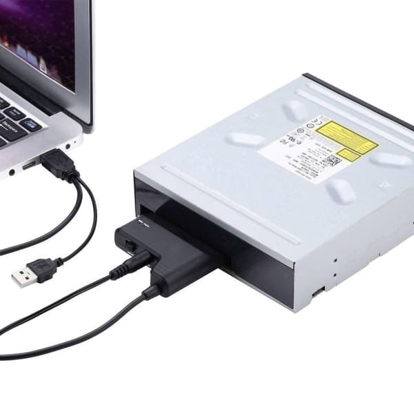 Renkforce Harddisk adapter [1x USB-A 2.0 stik - 1x SATA combo stik 15+7-pin] 30,00 cm Sort