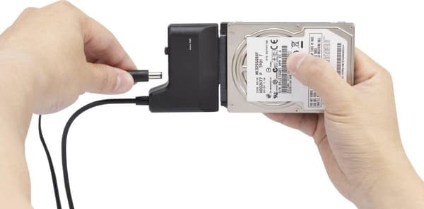 Renkforce Harddisk adapter [1x USB-A 2.0 stik - 1x SATA combo stik 15+7-pin] 30,00 cm Sort