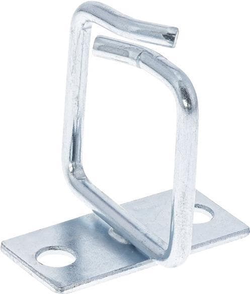 InLine® kabelbeslag, metal, galvaniseret, 40x40 mm (19110E)