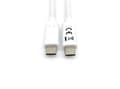 Miniatyrbillede 4 af 6: Udstyr 128361 USB-kabel 1 m USB 3.2 Gen 1 (3.1 Gen 1) USB C Hvid