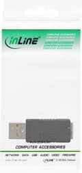 Miniatyrbild 4 av 6: InLine USB-A (m) - USB-B (v) adapter - USB2.0 / svart