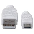 Miniatyrbillede 3 af 4: Manhattan Hi-Speed - USB-kabel - USB type A, 4-benet (M) - 5-benet mikro-USB type B (M) - 1,8 m (USB/USB2.0) - støbt - hvid (324069)