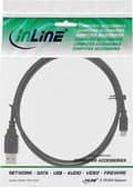 Miniatyrbild 4 av 6: InLine USB A/Micro-B USB, 1 m USB-kabel USB 2.0 Micro USB B Svart