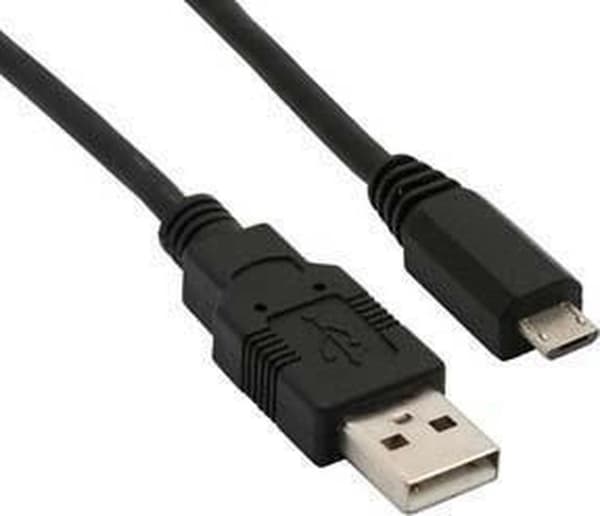 InLine USB A/Micro-B USB, 1 m USB-kabel USB 2.0 Micro USB B Svart