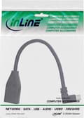 Miniatyrbillede 4 af 5: InLine 31606W USB kabel Micro USB B USB A Sort